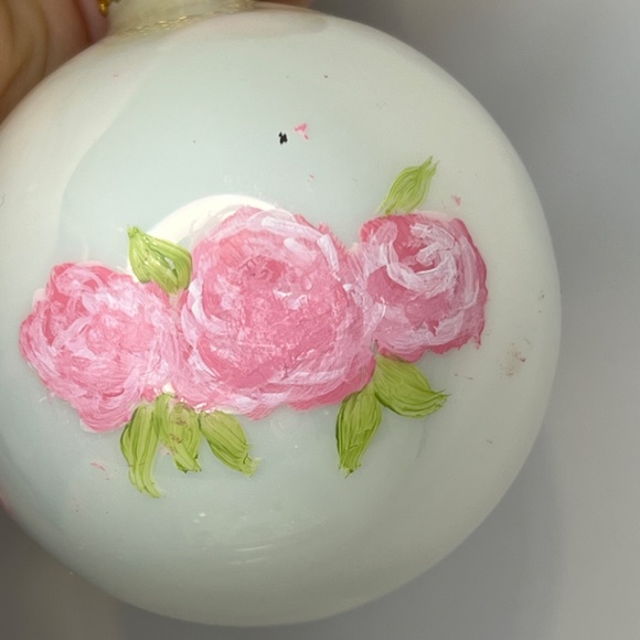 6 Vintage White Tree Ornaments Glass Balls Danson In Original Box 2.5” - Picture 12 of 14